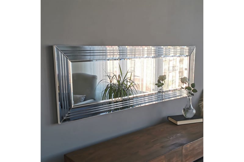 Prajit Dekorationsspegel 120 cm - Silver - Inredning & dekor - Speglar - Väggspegel