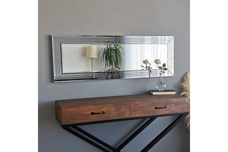 Prajit Dekorationsspegel 120 cm - Silver - Inredning & dekor - Speglar - Väggspegel