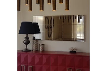 Raliyah Dekorationsspegel 62 cm - Silver - Inredning & dekor - Speglar - Väggspegel