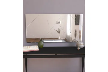 Relsa Spegel 60 cm Rektangulär - Vit - Inredning & dekor - Speglar - Väggspegel