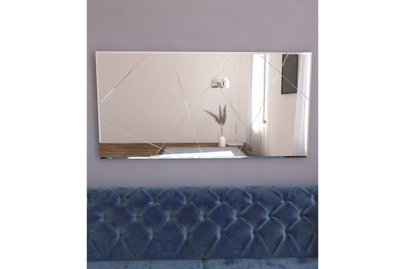 Relsa Spegel 60 cm Rektangulär Vit - Väggspegel