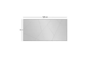 Relsa Spegel 60 cm Rektangulär - Vit - Inredning & dekor - Speglar - Väggspegel