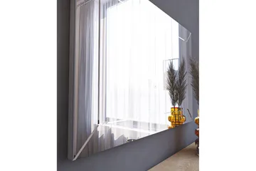 Rosan Spegel 50 cm Rektangulär - Vit - Inredning & dekor - Speglar - Väggspegel