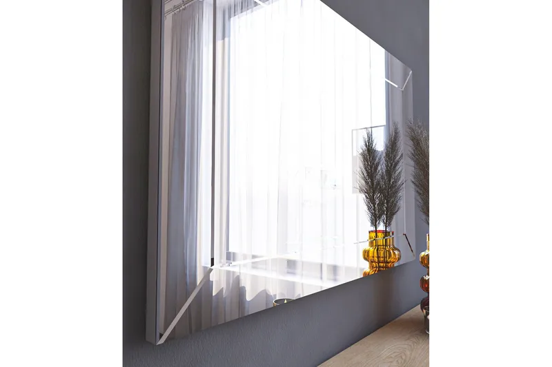 Rosan Spegel 50 cm Rektangulär - Vit - Inredning & dekor - Speglar - Väggspegel