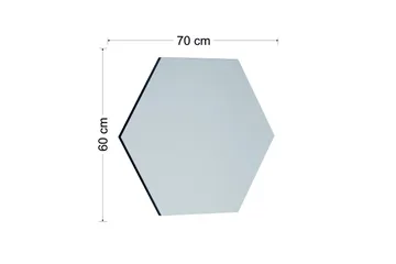 Rubal Spegel 70 cm Rektangulär - Svart - Inredning & dekor - Speglar - Väggspegel