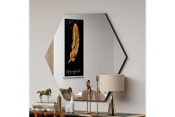 Rubal Spegel 70 cm Rektangulär - Svart - Inredning & dekor - Speglar - Väggspegel