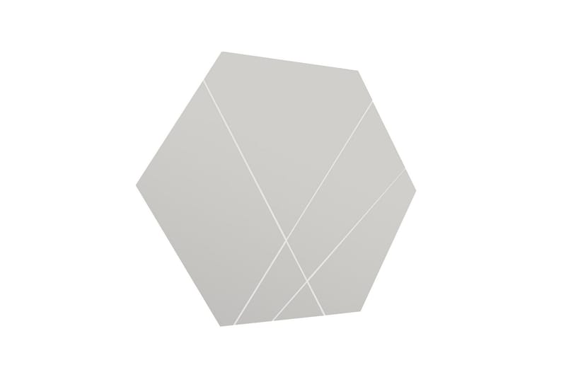 Rubby Spegel 70 cm Rektangulär Vit - Inredning & dekor - Speglar - Väggspegel