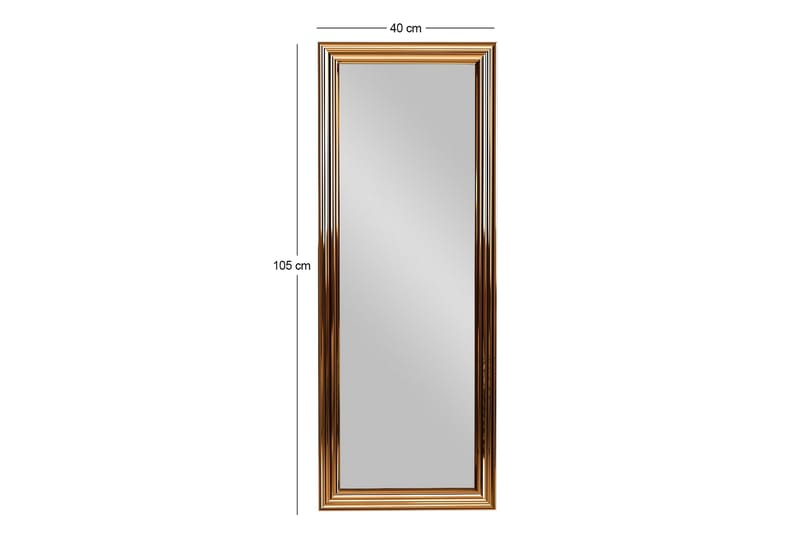 Rube Spegel 40 cm Rektangulär Brons - Inredning & dekor - Speglar - Väggspegel