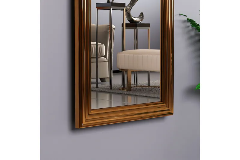 Rube Spegel 40 cm Rektangulär - Brons - Inredning & dekor - Speglar - Väggspegel