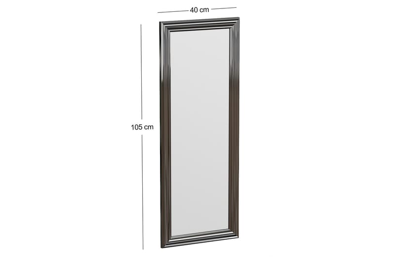 Rube Spegel 40 cm Rektangulär - Silver - Inredning & dekor - Speglar - Väggspegel