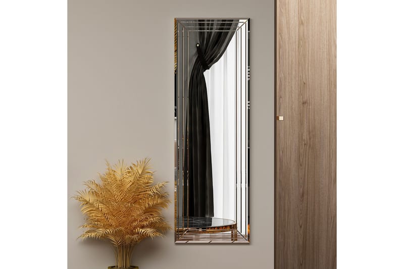 Rupan Spegel 40 cm Rektangulär Vit - Väggspegel