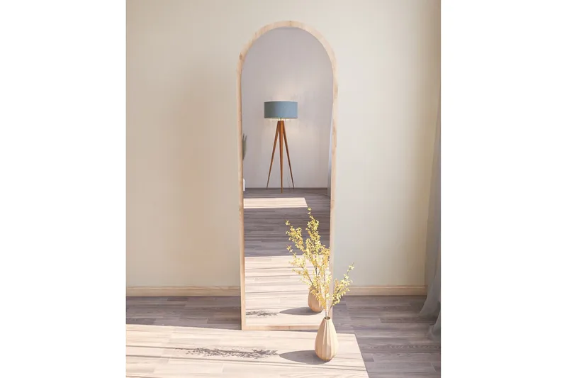 Rusele Spegel 50 cm Rektangulär - Trä/Natur - Inredning & dekor - Speglar - Väggspegel