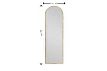 Rusele Spegel 50 cm Rektangulär - Trä/Natur - Inredning & dekor - Speglar - Väggspegel