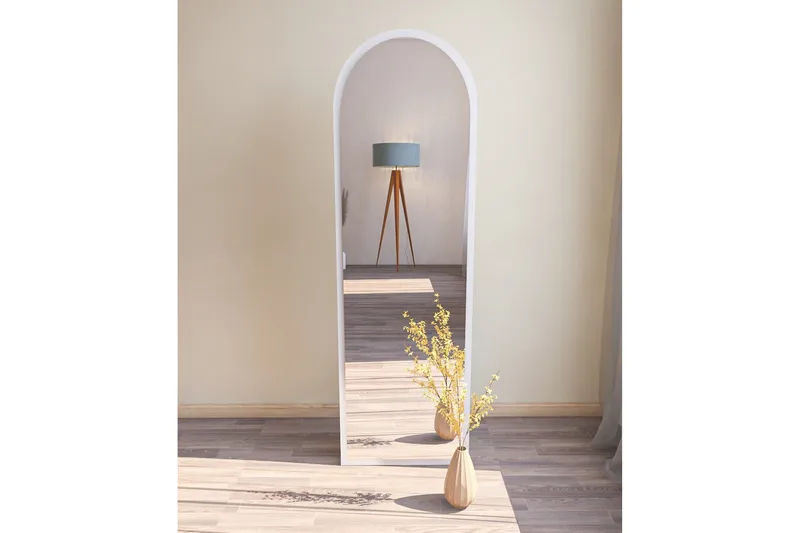 Rusele Spegel 50 cm Rektangulär - Vit - Inredning & dekor - Speglar - Väggspegel