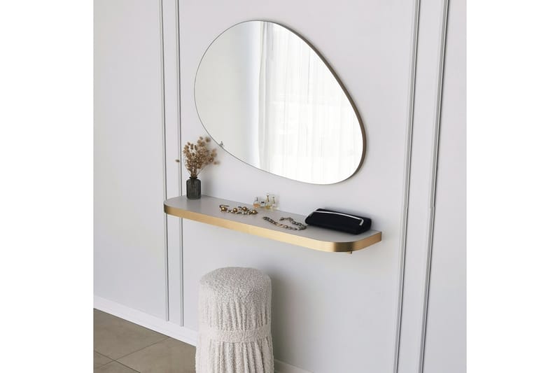 Ruzina Spegel 90 cm Rektangulär Guld - Inredning & dekor - Speglar - Väggspegel