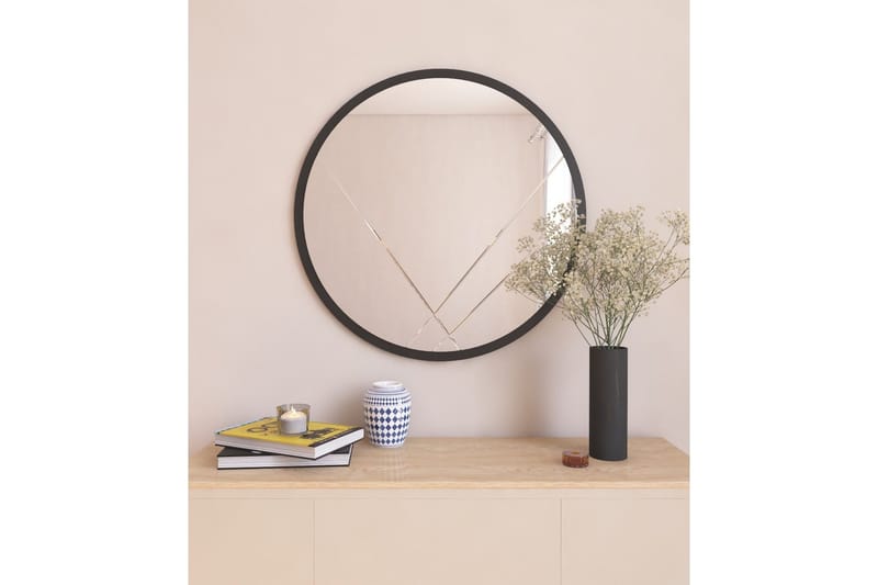 Sada Spegel 60 cm Rektangulär - Svart - Inredning & dekor - Speglar - Väggspegel