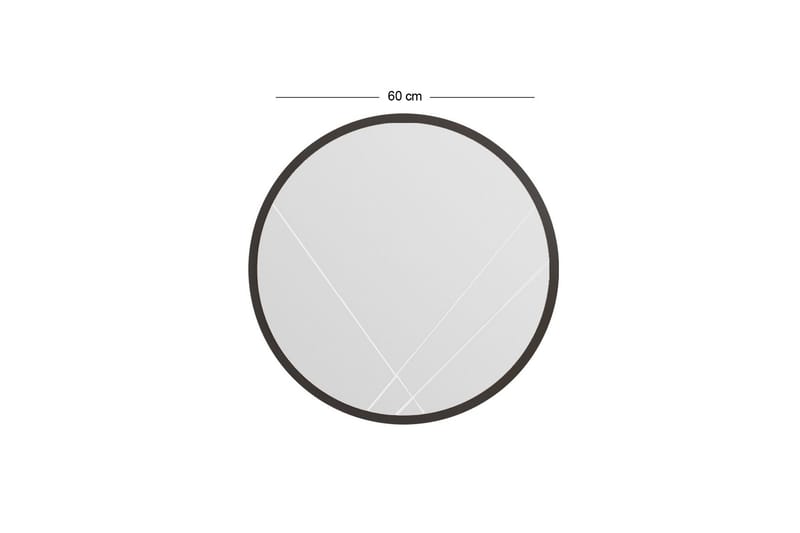 Sada Spegel 60 cm Rektangulär - Svart - Inredning & dekor - Speglar - Väggspegel