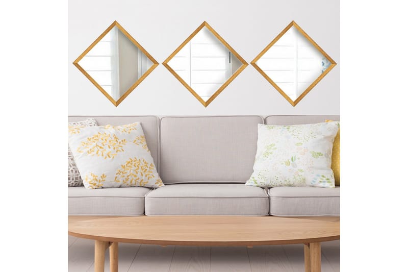 Sarata Spegel - Guld/Silver - Inredning & dekor - Speglar - Väggspegel