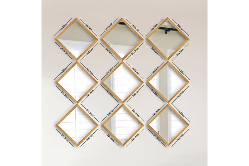 Sarata Spegel - Guld/Silver - Inredning & dekor - Speglar - Väggspegel