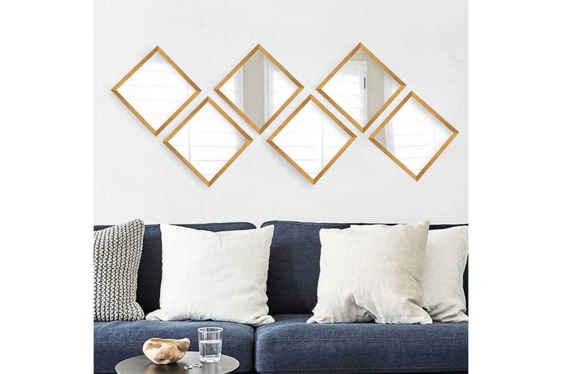 Sarata Spegel - Guld/Silver - Inredning & dekor - Speglar - Väggspegel