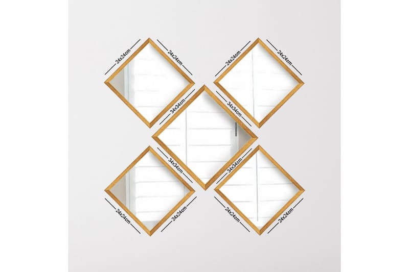 Sarata Spegel, Guld/Silver