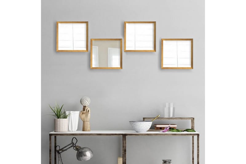 Sarata Spegel - Guld/Silver - Inredning & dekor - Speglar - Väggspegel