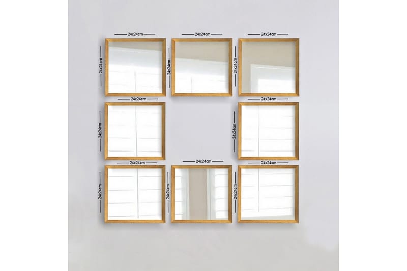 Sarata Spegel, Guld/Silver