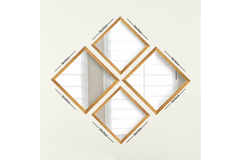 Sarata Spegel, Guld/Silver