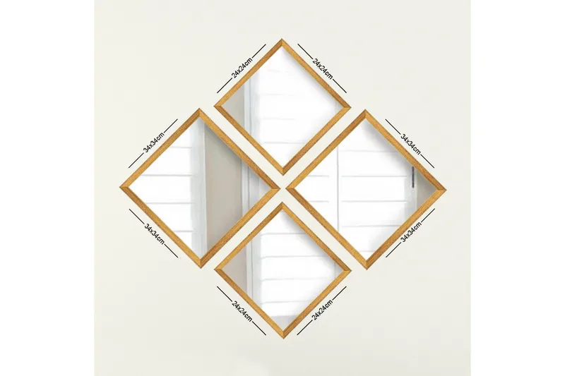 Sarata Spegel, Guld/Silver