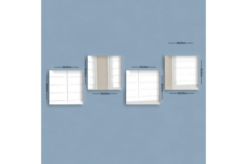 Sarata Spegel - Silver - Inredning & dekor - Speglar - Väggspegel