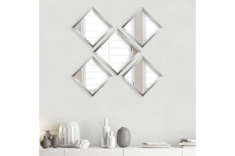 Sarata Spegel - Silver - Inredning & dekor - Speglar - Väggspegel