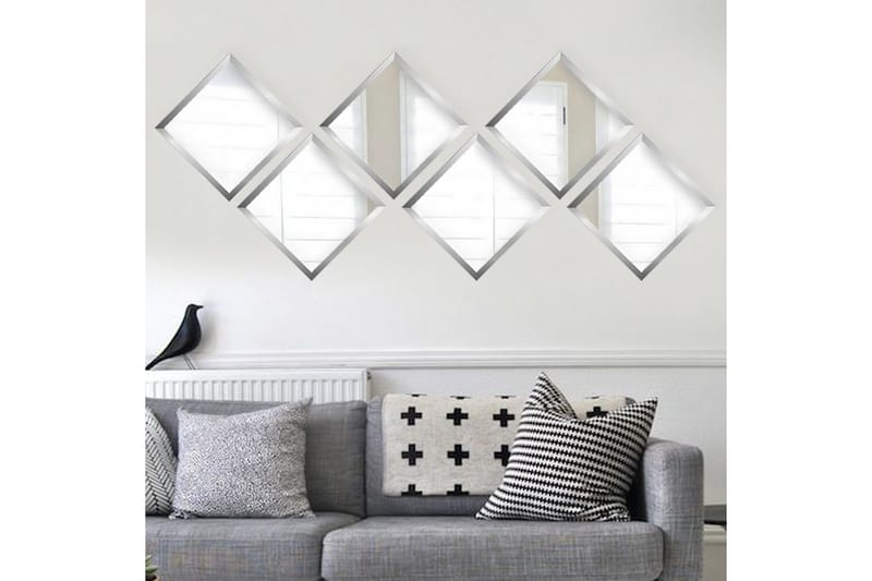 Sarata Spegel - Silver - Inredning & dekor - Speglar - Väggspegel