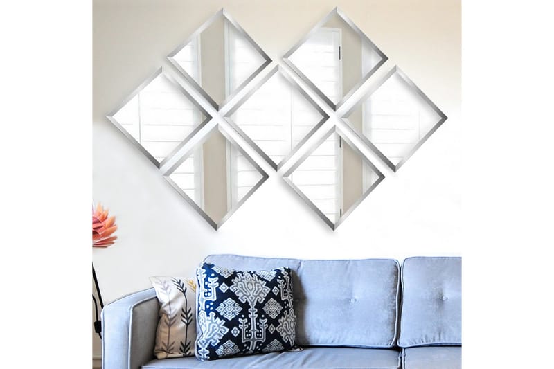 Sarata Spegel - Silver - Inredning & dekor - Speglar - Väggspegel