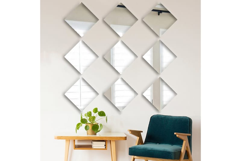 Sarata Spegel - Silver - Inredning & dekor - Speglar - Väggspegel