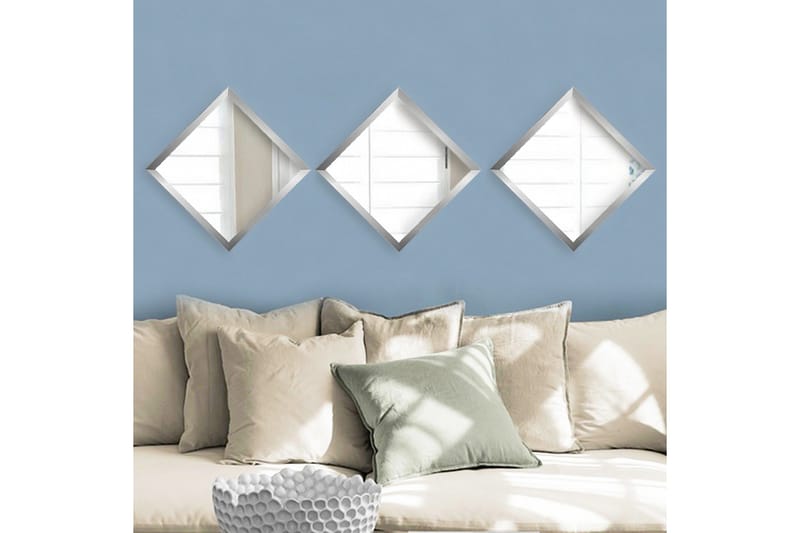 Sarata Spegel - Silver - Inredning & dekor - Speglar - Väggspegel