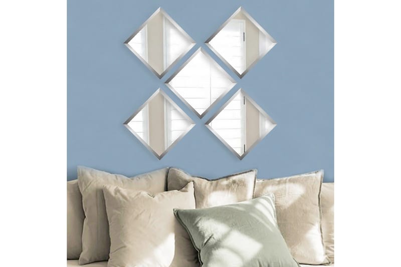 Sarata Spegel - Silver - Inredning & dekor - Speglar - Väggspegel