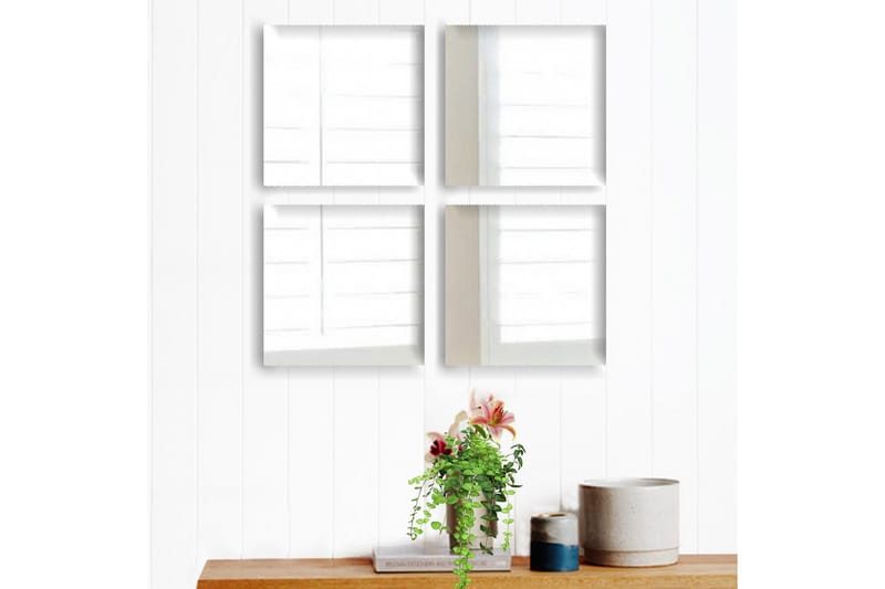 Sarata Spegel - Silver - Inredning & dekor - Speglar - Väggspegel