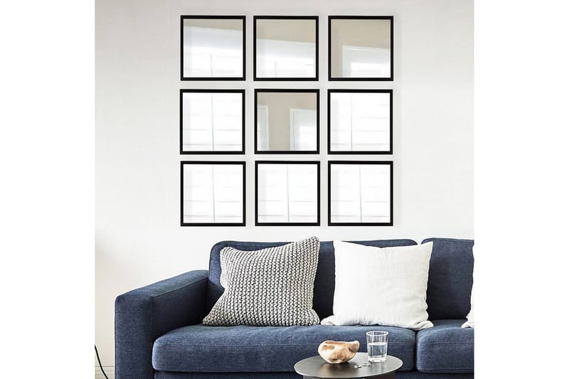 Sarata Spegel - Silver/Svart - Inredning & dekor - Speglar - Väggspegel