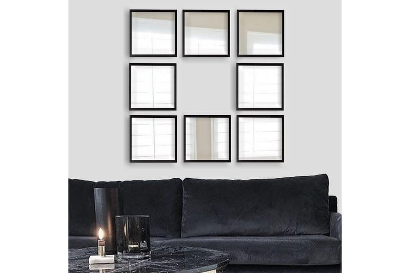 Sarata Spegel - Silver/Svart - Inredning & dekor - Speglar - Väggspegel