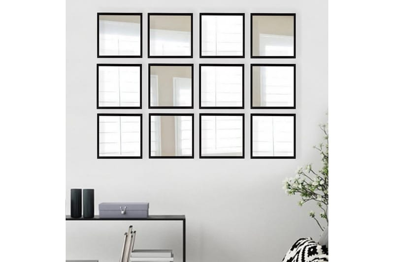 Sarata Spegel - Silver/Svart - Inredning & dekor - Speglar - Väggspegel