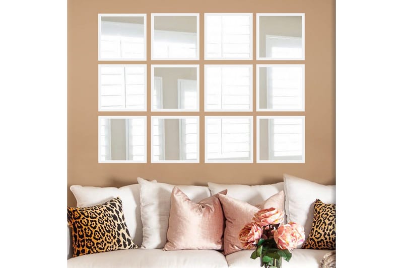 Sarata Spegel - Vit/Silver - Inredning & dekor - Speglar - Väggspegel