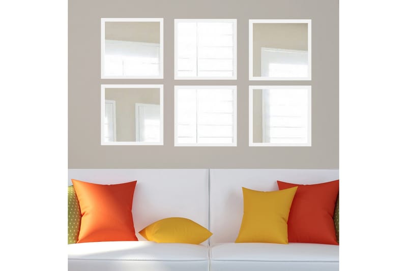 Sarata Spegel - Vit/Silver - Inredning & dekor - Speglar - Väggspegel