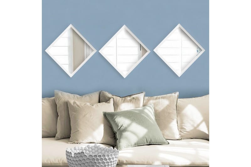 Sarata Spegel - Vit/Silver - Inredning & dekor - Speglar - Väggspegel