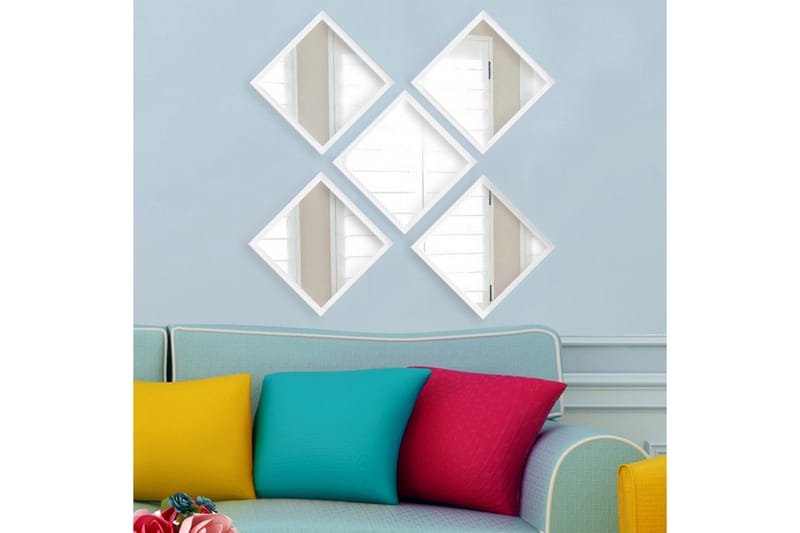 Sarata Spegel - Vit/Silver - Inredning & dekor - Speglar - Väggspegel