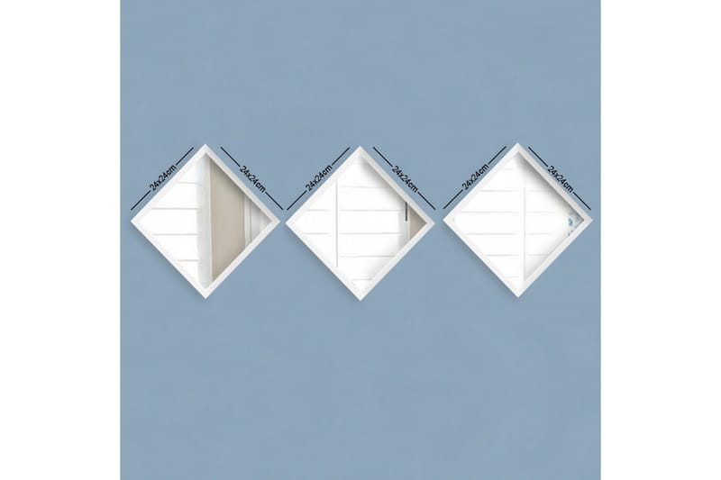 Sarata Spegel - Vit/Silver - Inredning & dekor - Speglar - Väggspegel