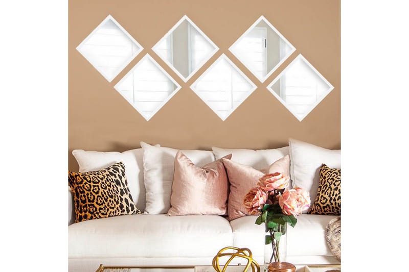 Sarata Spegel - Vit/Silver - Inredning & dekor - Speglar - Väggspegel