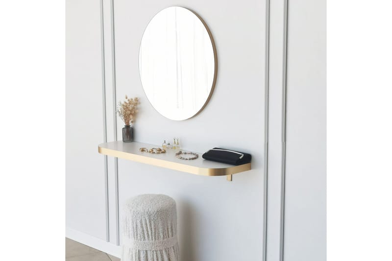 Sesso Spegel 60 cm Rund Guld - Inredning & dekor - Speglar - Väggspegel