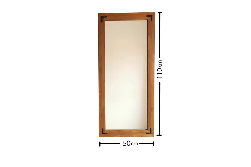 Shakeil Dekorationsspegel 50 cm - Valnöt - Inredning & dekor - Speglar - Väggspegel