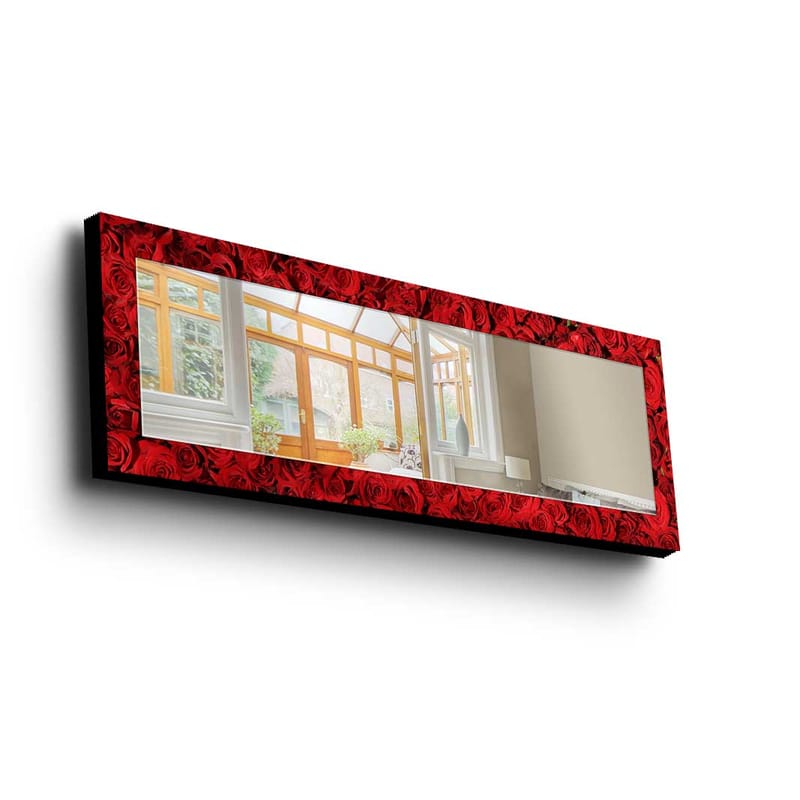 SHAMARY Dekorspegel 40x120 cm Christmas Spegelglas/Tyg - Inredning & dekor - Speglar - Väggspegel
