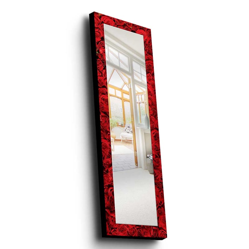 SHAMARY Dekorspegel 40x120 cm Christmas Spegelglas/Tyg - Inredning & dekor - Speglar - Väggspegel